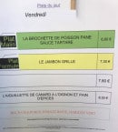 Carte et menu de Les Terrasses De La Chapelle à La Chapelle d'Armentieres — Les plats du jour