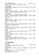 Carte et menu de Le Vieux Fournil à Estaires — Les flammenkuches