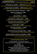 Carte et menu de L'Estaminet à Neuville en Ferrain — La carte