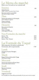 Carte et menu de Le Verre Toqué à Neuville en Ferrain — Les menus et formules