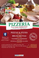 Menu La casa italienne - Carte et menu La casa italienne Beauvais