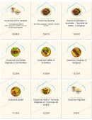 Menu Les Jardins du Sésame - Les plats