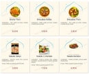 Menu Les Jardins du Sésame - Les entrées suite