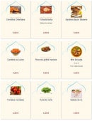Menu Les Jardins du Sésame - Les kemias