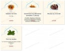 Menu Les Jardins du Sésame - Les desserts