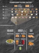Menu Snack Time - tacos, salades, menu enfant
