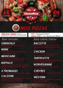 Menu Chrono Pizza - Pizzas