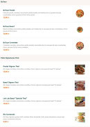 Menu Kappo - Bo bun et plats signatures thaï