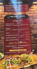 Menu Köz Urfa - Les mezzés et grillades