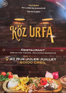 Menu Köz Urfa - Carte et menu  Köz Urfa Creil