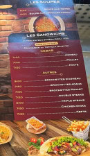 Menu Köz Urfa - Les soupes et sandwichs