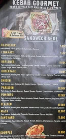 Menu La Roti's - Les sandwichs seul