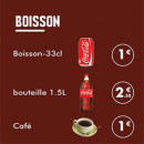 Menu Poulet Station - Les boissons