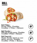 Menu Poulet Station - Les rolls