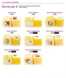 Menu Sushi Tori - Les eggmakis