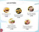 Carte et menu de Tour d'Horizon Culinaire à Liancourt — Les entrées