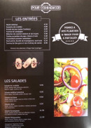 Menu La Fabrik - Les entrées et salades