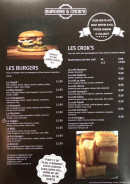 Menu La Fabrik - Les burgers et crok&#039;s