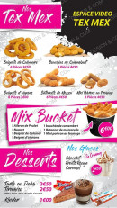 Menu So delicio - Les tex mex, desserts.........