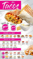 Menu So delicio - Les tacos