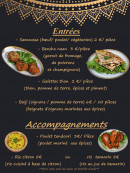 Menu BenSha Food - Les entrées et accompagnements