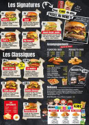 Menu Yummy Smash Burger - Les signatures, classiques et desserts,...