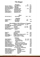 Menu Bistrot de Flandre - Les vins suite