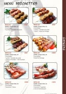 Menu Daisuki - Menu brochettes