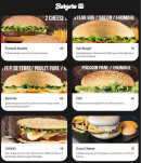 Menu Le Sun Burger - Les burgers