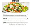 Menu Memphis - Les salades