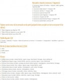 Menu Interdélice - Informations sur les menus