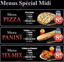 Carte et menu de Pizza Delice à Nanteuil le Haudouin — Menus spécial midi