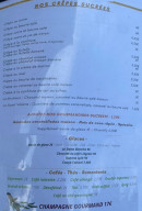 Menu Crêperie Admani - Les galettes  sucrées