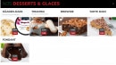 Menu Diffa - Les desserts et glaces