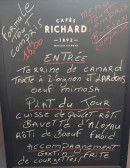 Carte et menu de Le relais du carrefour Bistro n17 à La Chapelle en Serval — Exemple de menu