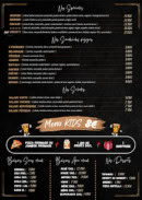 Carte et menu de Pizzeria De Bornel à Bornel — Sandwiches, menu kids...