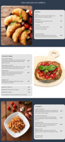 Carte et menu de Deux Napolitains à Paris à Orry la Ville — Carte variée pour les cantiliens