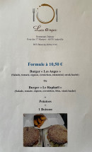 Menu Restaurant les anges - Formule à 10.5€