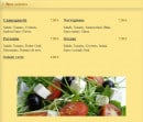 Menu Pizza Lusitalia - Les Salades