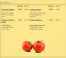 Menu Pizza Lusitalia - les Calzones