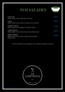 Menu Le Convivial - Les salades