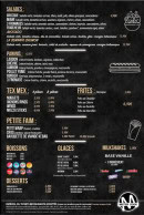 Menu Mister Cook - Les salades, paninis, ...