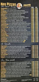 Carte et menu de Sunny pizza à Crepy en Valois — Menu 3