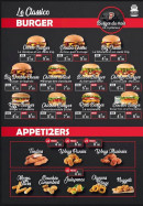Menu Classico - Les burgers , appetizers