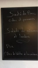 Carte et menu de Le pont de vere à Saint Georges des Groseiller — page 1