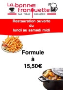 Carte et menu de La Bonne Franquette à Longny les Villages  — La formule à 15.50€