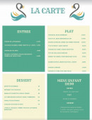 Menu Restaurant du Cygne - La carte