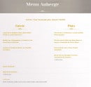 Carte et menu de Auberge Saint Michel Saint Michel Tuboeuf à Saint Michel Tuboeuf — Le menu auberge