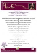 Carte et menu de Le Vieux Four à Villiers Sous Mortagne — Exemple de menu
