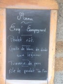 Menu Le café pomme - Exemple de menu